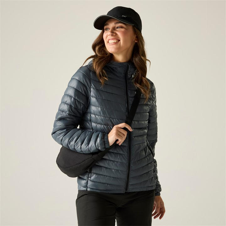 Regatta Women's Grey Hurden Water-Repellent Jacket in Size 20, Sports Direct