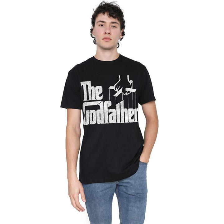 Men's Black Other The Godfather Logo T-Shirt in Size 2XL, Sports Direct