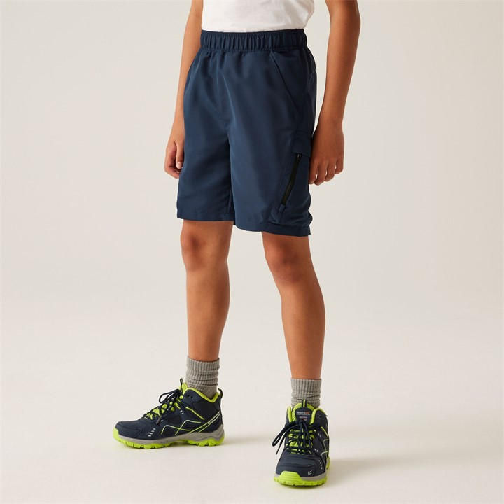 Regatta  Kids Blue Kids Sorcer Iii Water-Repellent Upf 50+ Shorts in Size 7 - 8 Years, Sports Direct