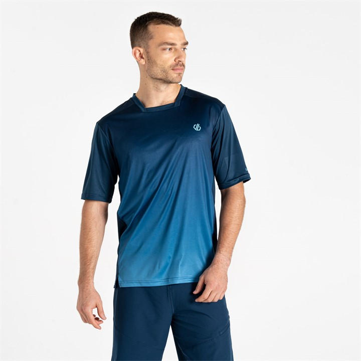 Dare 2B Men's Bluesteel/Heritage Blue Power Up Tee Small