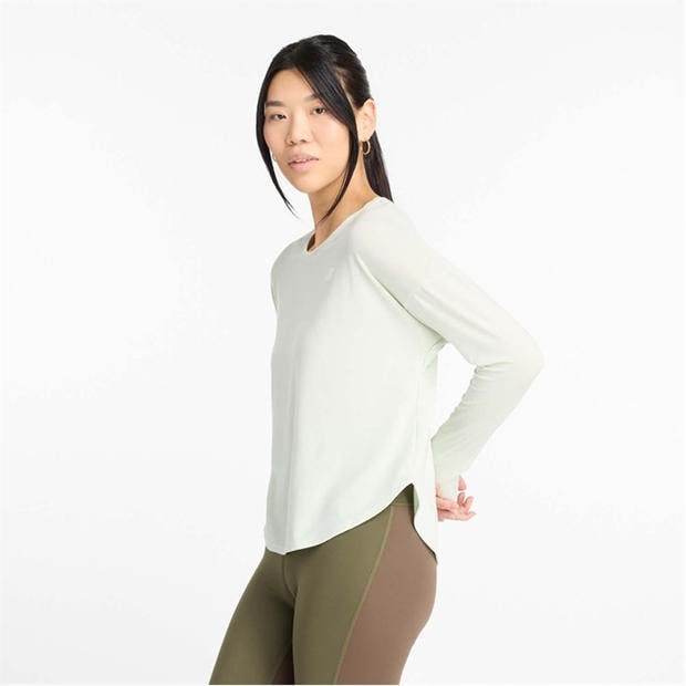 Mint - New Balance - Drapey Jersey Long Sleeve T-Shirt