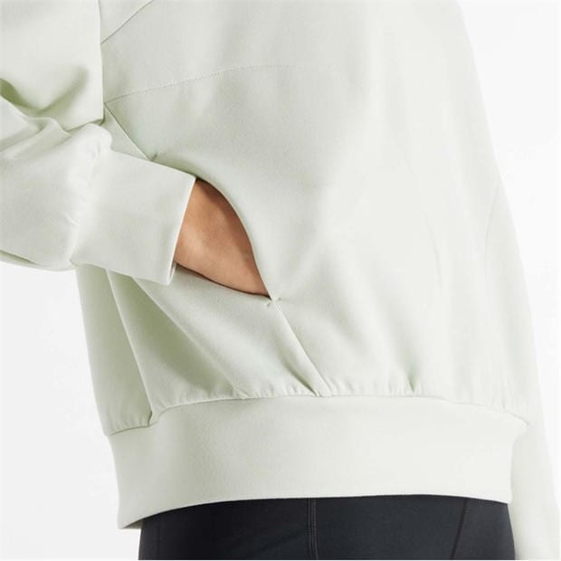 Mint - New Balance - Tech Knit Oversized 1/4 Zip Top