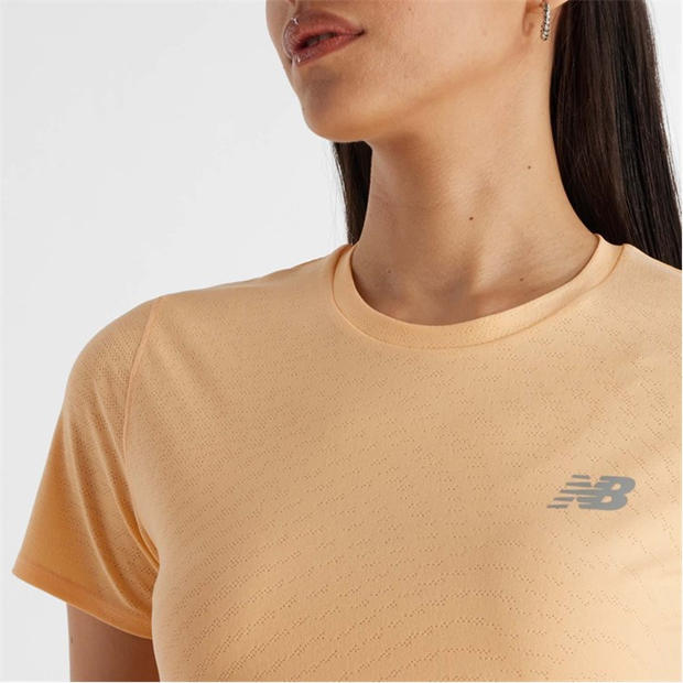 Peach - New Balance - Jacquard Slim T-Shirt