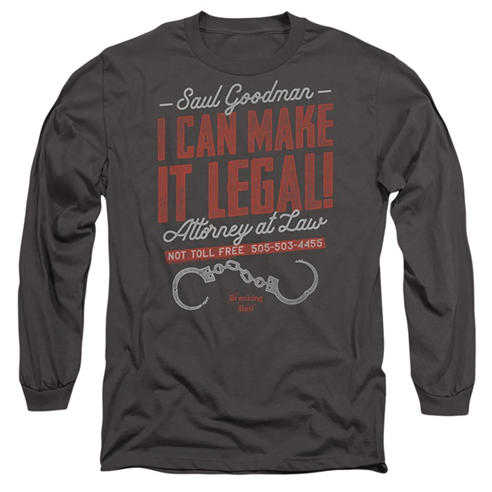 Breaking Bad - Breaking Bad Make It Legal Long Sleeve T-Shirt Ch