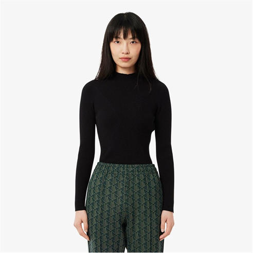 Lacoste - High Neck 3D Rib Knit Sweater