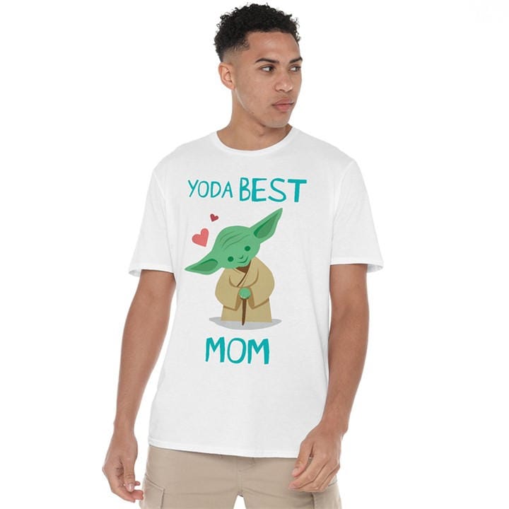 galaxy  Men's  Mothers Day Yoda Best Mom T-Shirt, Football by Star Wars in Size L, Sports Direct