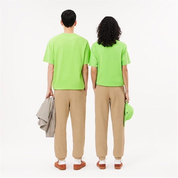 Beige - Lacoste - Regular Fit Cotton Sweatpants