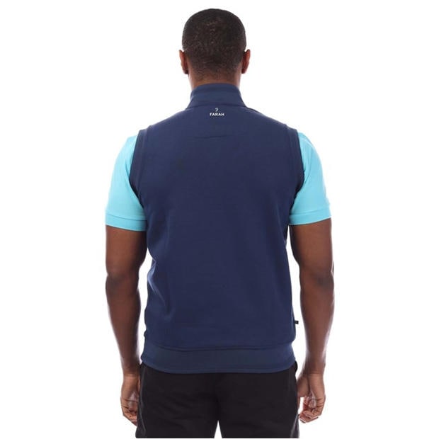 Blue - Farah - Clint Midlayer Gilet