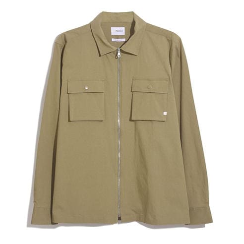 Farah - Lynden Full-Zip Overshirt
