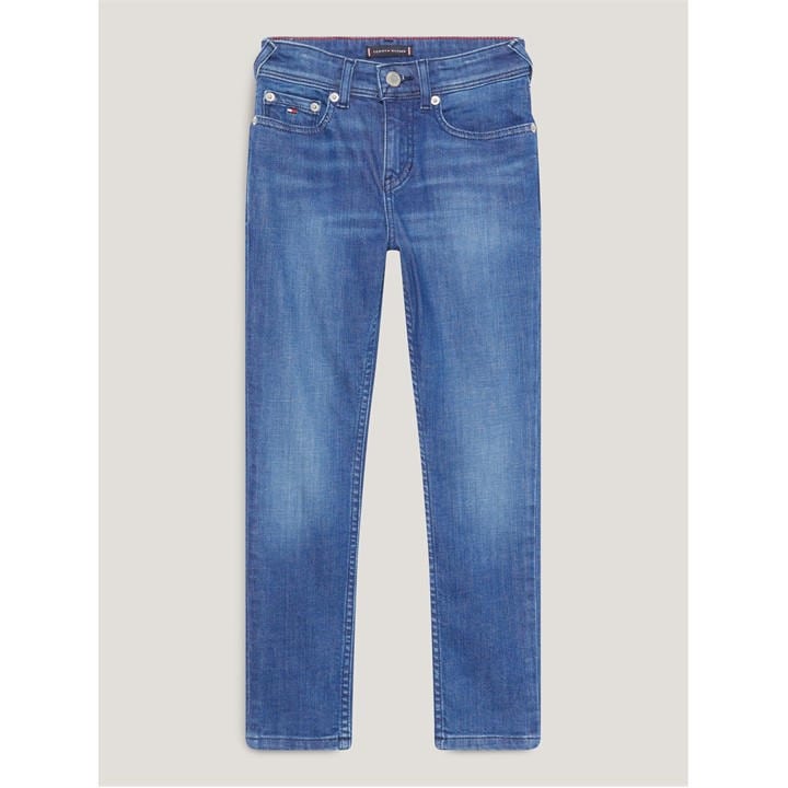 Tommy Hilfiger Boys Blue Scanton Slim Jeans in Size 11 - 12 Years, Sports Direct