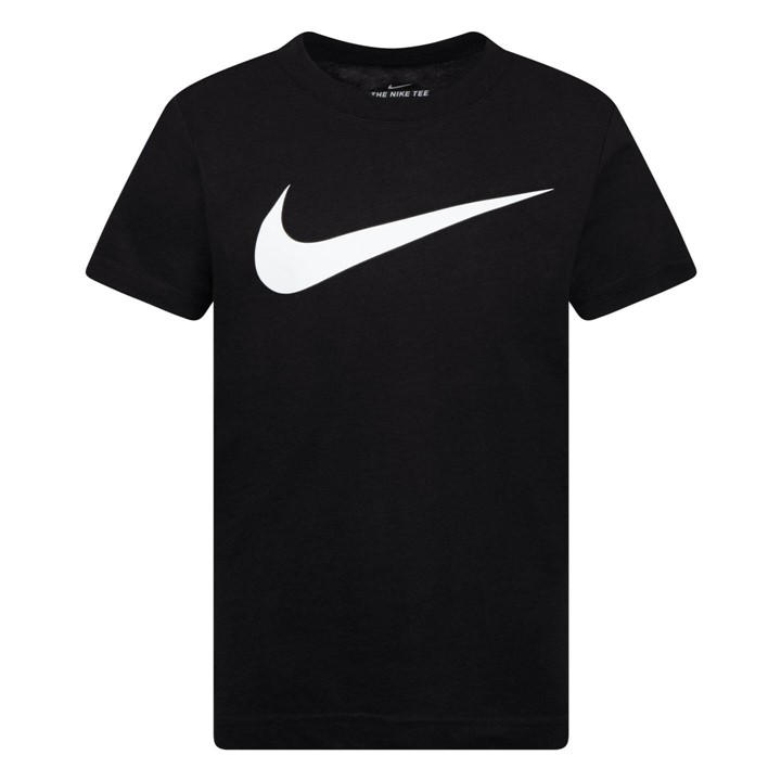 Nike Boys Black Swoosh Tee Inf00 in Size 2 - 3 Years, Sports Direct