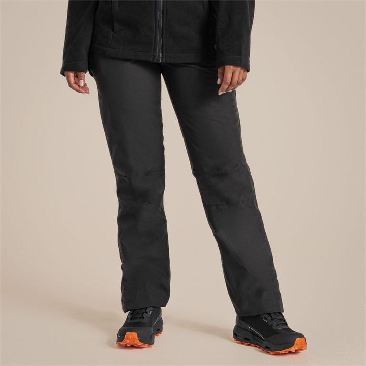 Craghoppers Women's Black Aysgarth Insulated Waterproof Trousers, Sports Direct