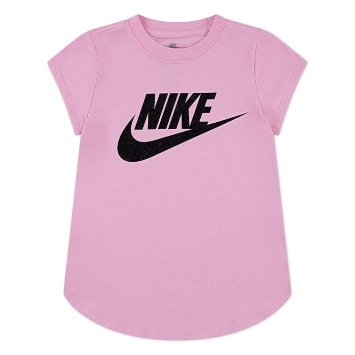 Nike Girls Pink Hbr Short Sleeve T-Shirt Infant in Size 2 - 3 Years, Sports Direct