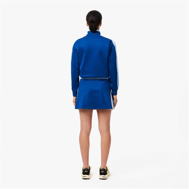 Blue-White - Lacoste - Adjustable Colour-Block Interlock Skirt