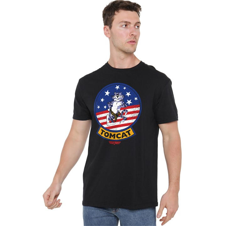 Top Gun Men's Black Tomcat Sigil T Shirt in Size 3XL, Sports Direct