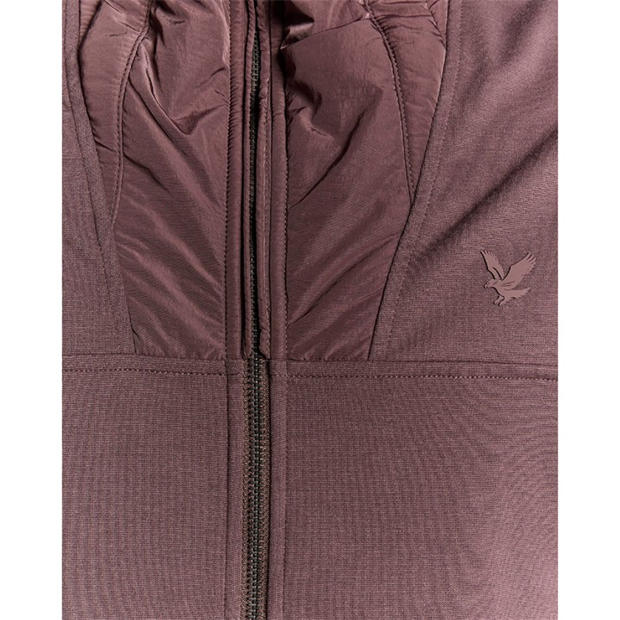 Brown - Lyle and Scott - Panelled Hybrid Jacket