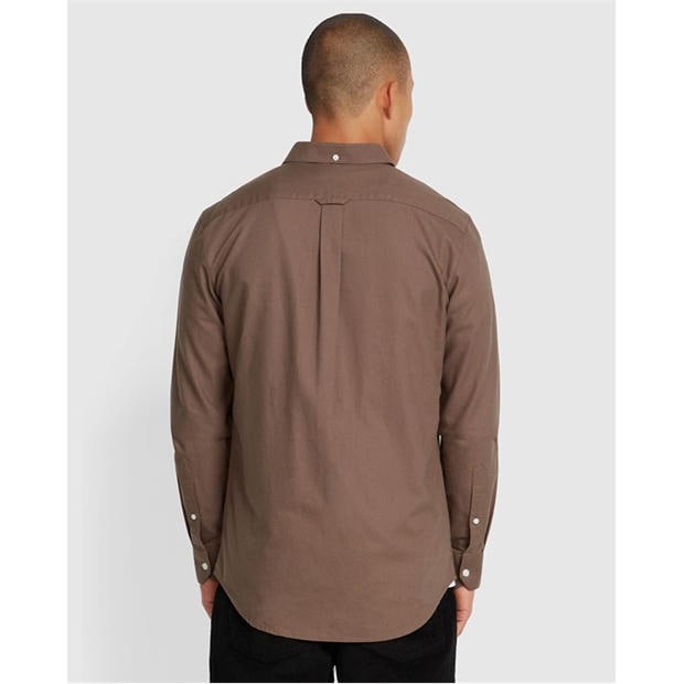 Grey - Farah - Brewer Slim-Fit Shirt