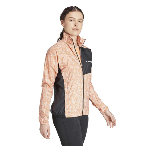 Pink - adidas - Terrex Trail Running Wind Jacket