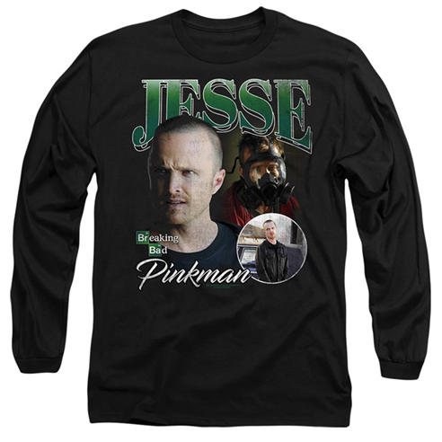 Breaking Bad - Breaking Bad Jesse Homage Long Sleeve T-Shirt Bla