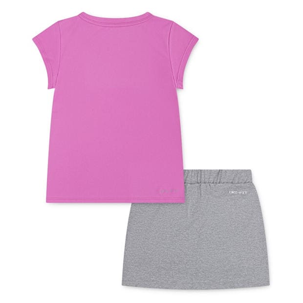 Grey Heather - Nike - Kids' Dri-Fit Scooter Top and Skirt Set
