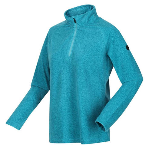 Pull Femme Regatta Pimlo - Velours Polyester, Fermeture 1/2 Zip - 190 G/m², Coupe Décontractée