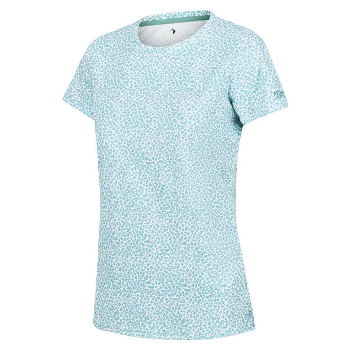 Regatta Women's Blue Fingal Edition Wicking Jersey T-Shirt Size 14