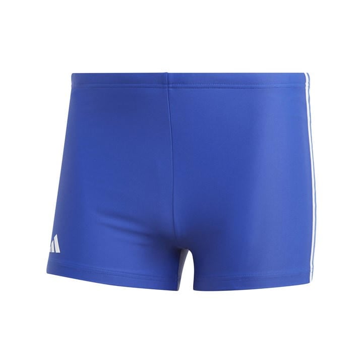 Adidas Men's Blue 3 Stripe Swimming Shorts in Size 26, Sports Direct