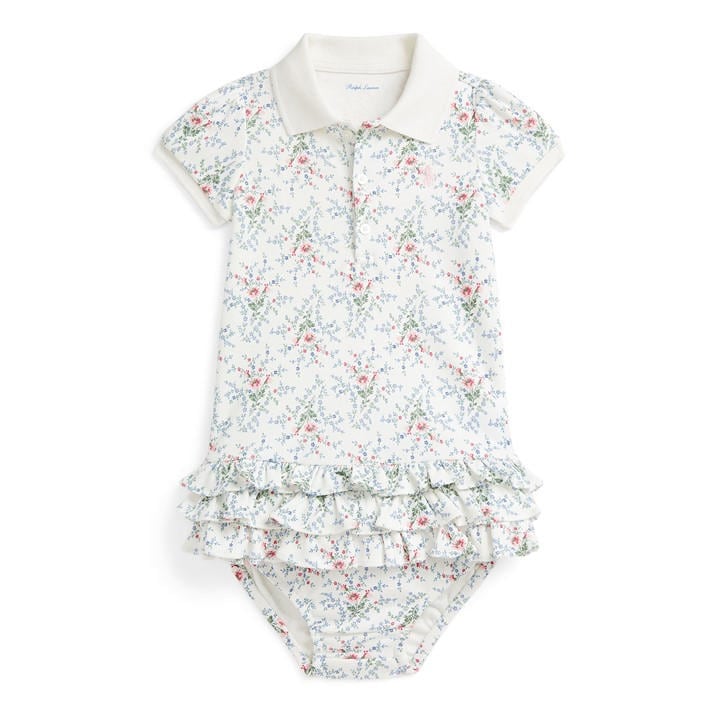 Polo Ralph Lauren Girls  Dress  in Size 9 - 12 Months, Sports Direct