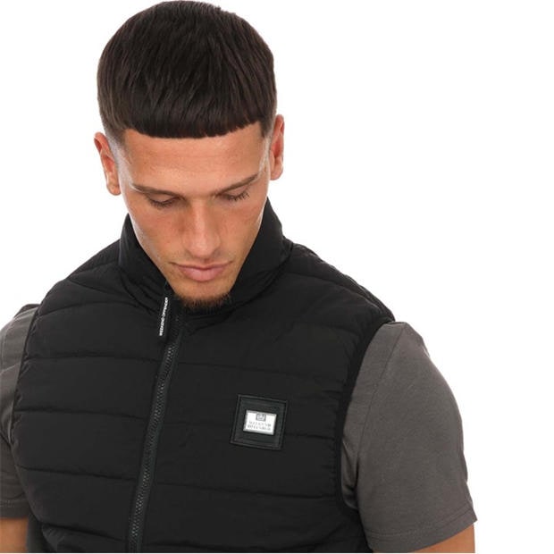Black - Weekend Offender - Jasper Padded Gilet