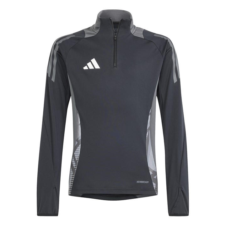 Adidas  Kids Black ' Quarter Zip Fleece in Size 7 - 8 Years, Sports Direct