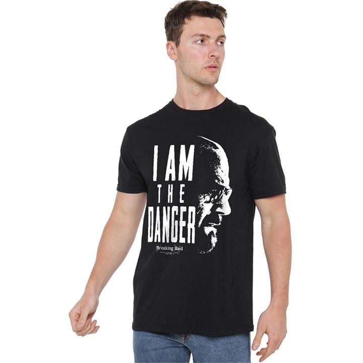 Breaking Bad Men's Black The Danger T Shirt in Size 4XL, Sports Direct