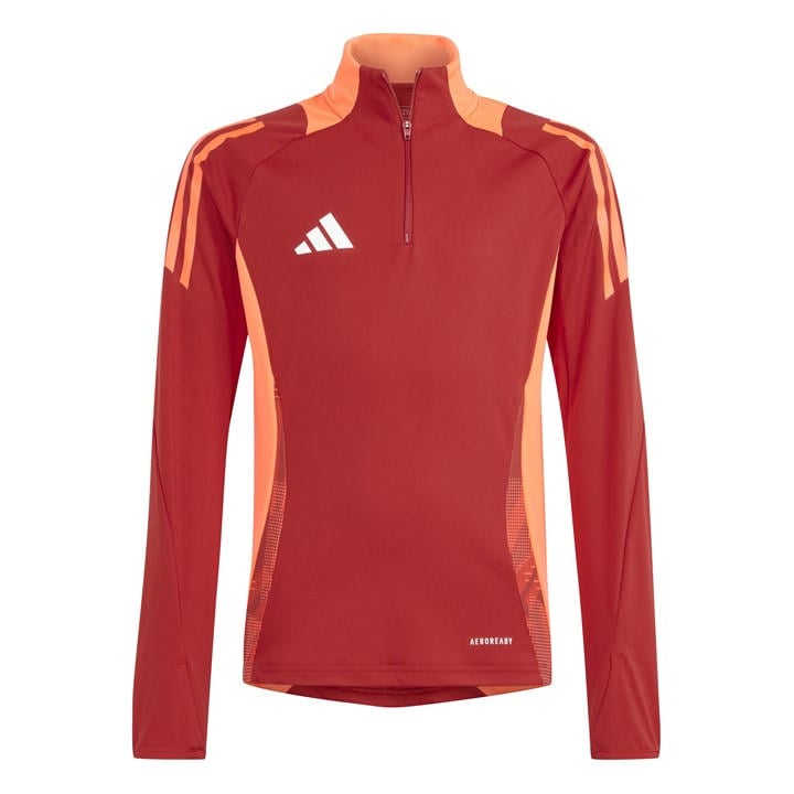 Adidas  Kids Red ' 1/4 Zip Fleece in Size 7 - 8 Years, Sports Direct