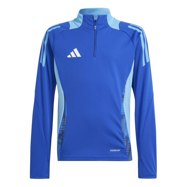 Adidas  Kids Blue ' 1/4 Zip Fleece in Size 7 - 8 Years, Sports Direct