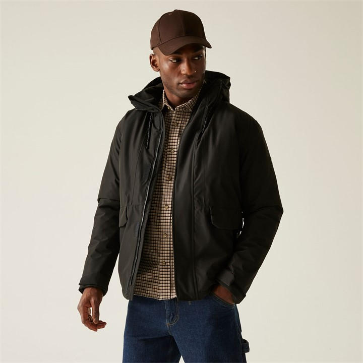 Regatta Men's Black Sterlings Waterproof Insulated Jacket, Sports Direct