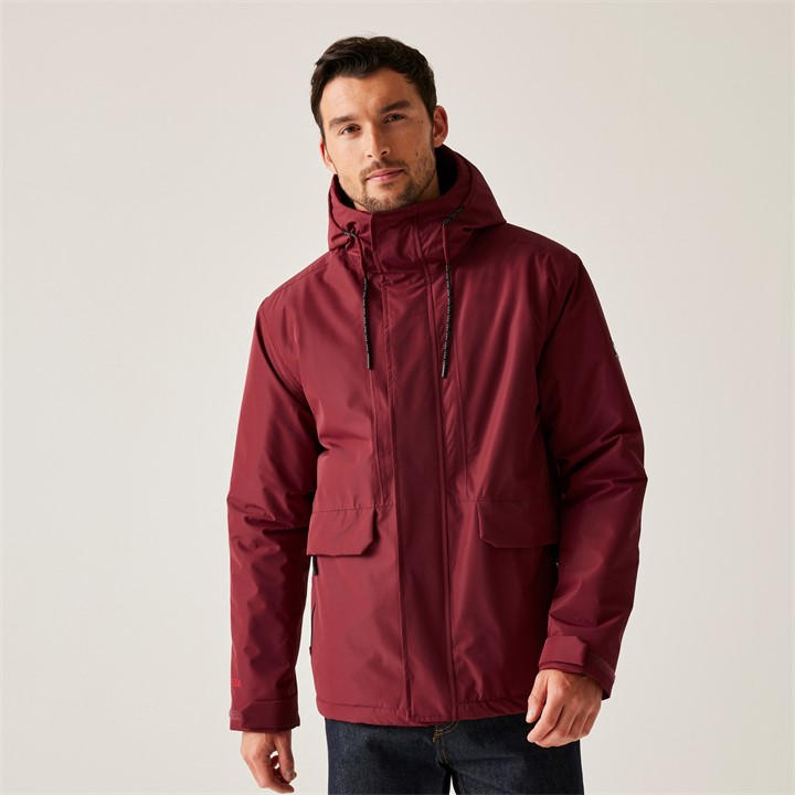 Regatta Men's Red Sterlings Waterproof Insulated Jacket, Sports Direct