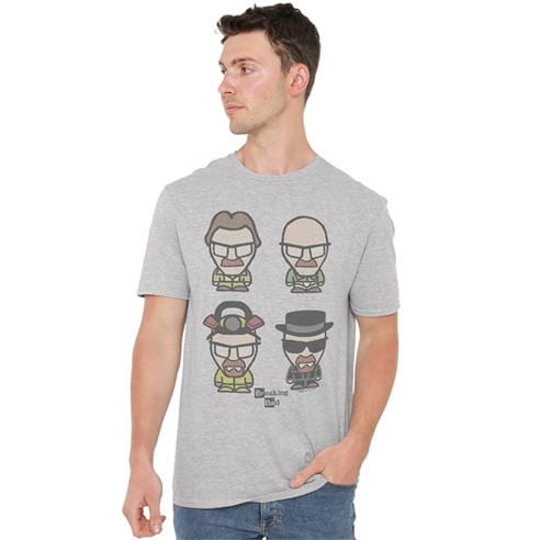 Breaking Bad - Breaking Bad Faces Of Walt T Shirt Athletic Heath