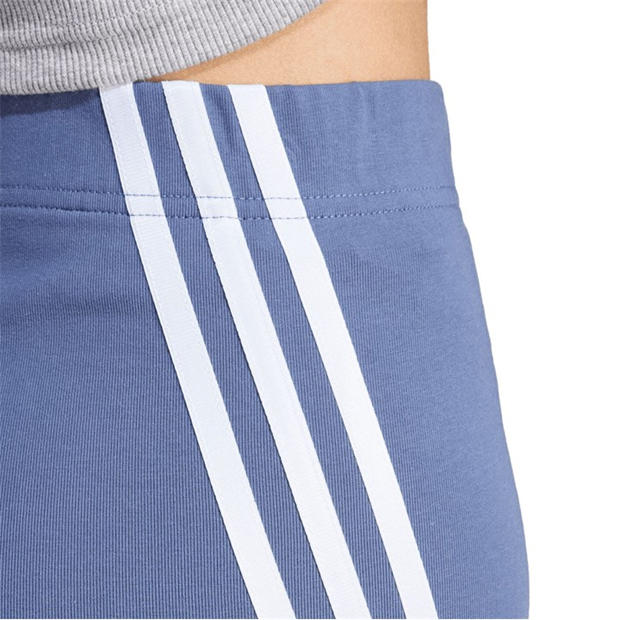 Blue - adidas - Future Icons 3-Stripes Bike Shorts