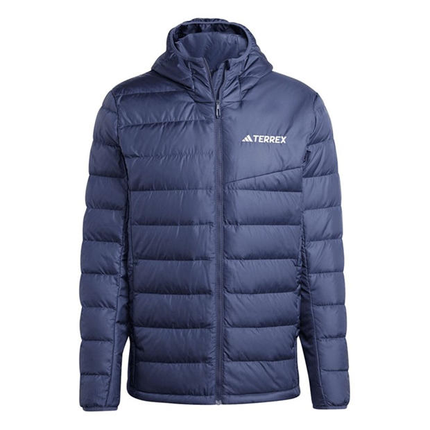 Navy - adidas - Terrex Multi Light Down Hooded Jacket