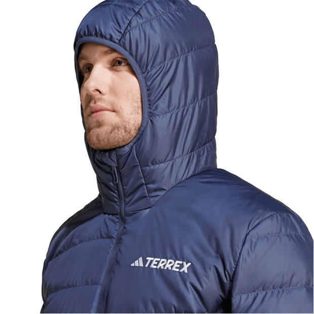 Navy - adidas - Terrex Multi Light Down Hooded Jacket