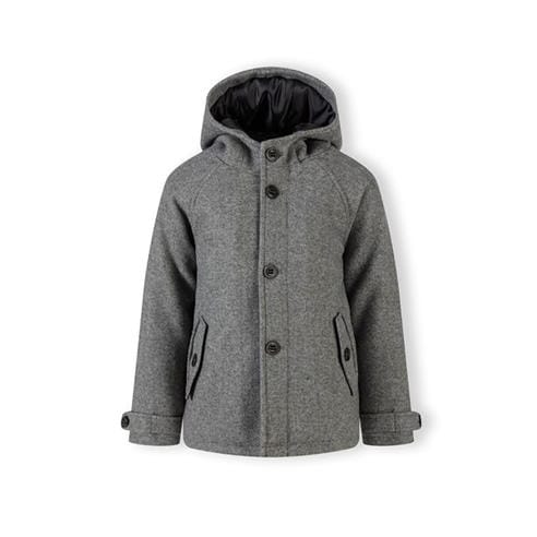 Minoti - Boys coat button fastening grey