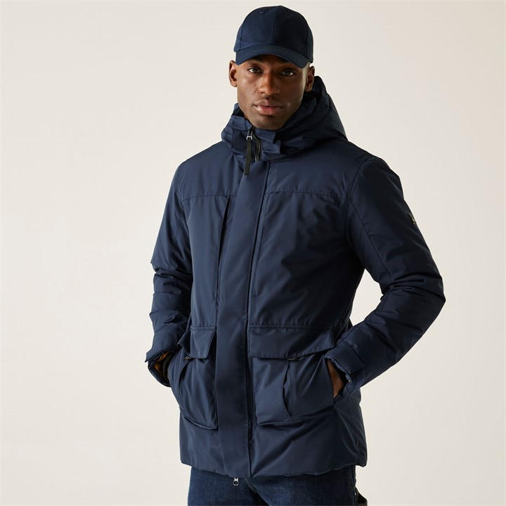 Regatta Men' Blue Marron Isotex 15000 Breathable Insulated Waterproof Jacket in Size S, Sports Direct