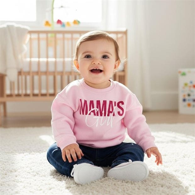 Mama's Girl - AWD - Mothers Day Printed Infant Sweatshirt