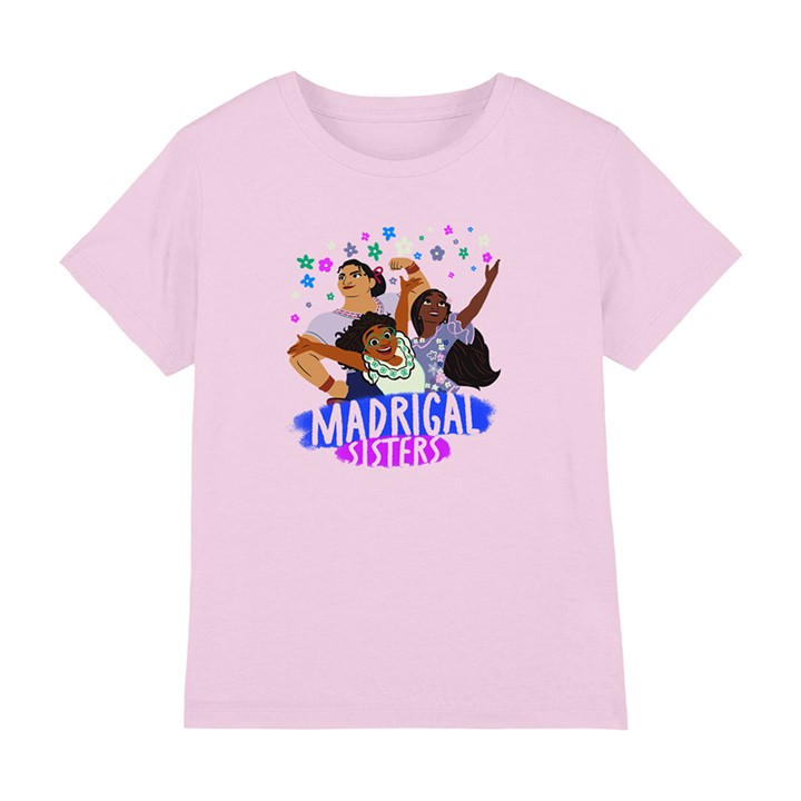 Disney Boys Pink Madrigal Sisters T-Shirt Light in Size 3 - 4 Years, Sports Direct