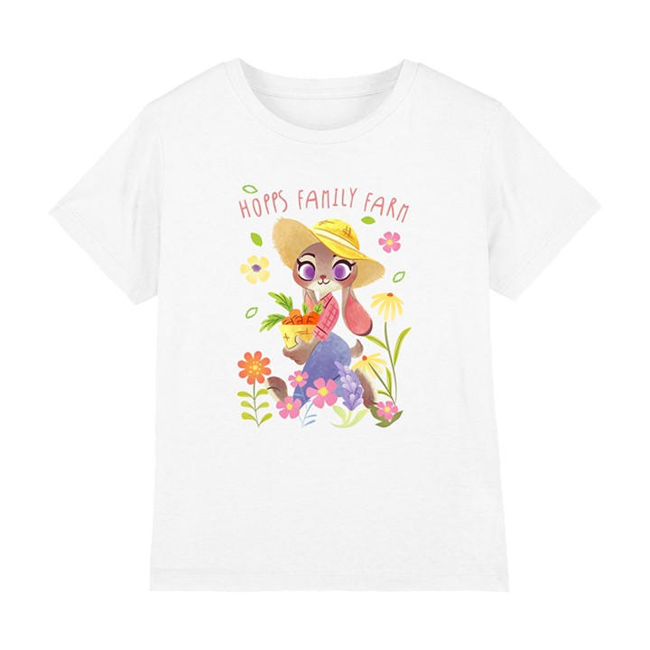 Disney Boys White Zootopia Judy Hopps Flower Garden Rabbit Kids T-Sh in Size 3 - 4 Years, Sports Direct