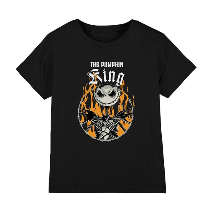 Disney Boys Black Nightmare Before Christmas Jack Skellington Pumpki in Size 7 - 8 Years, Sports Direct
