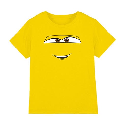 Cars - Disney Cars Cruz Ramirez Face Kids T-Shirt Yellow