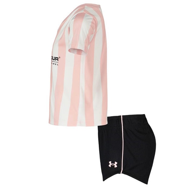 Pink/Black - Under Armour - UA Tee MeshShort Set In63