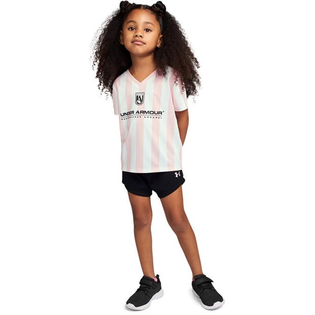 Pink/Black - Under Armour - UA Tee MeshShort Set In63