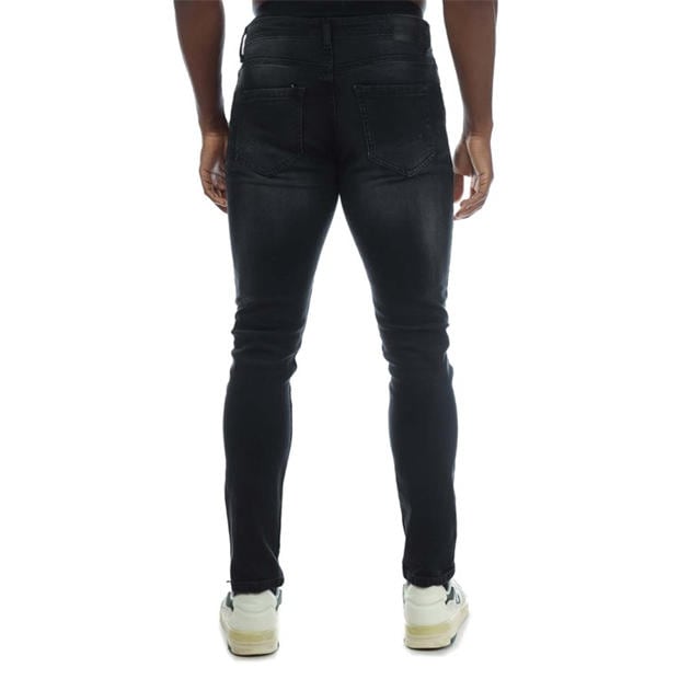 Черно - Duck and Cover - Overburg Tapered-Fit Jeans