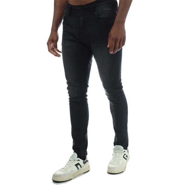 Черно - Duck and Cover - Overburg Tapered-Fit Jeans